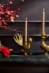 E+E Pheasant Metal Candleholders By Accent Decor