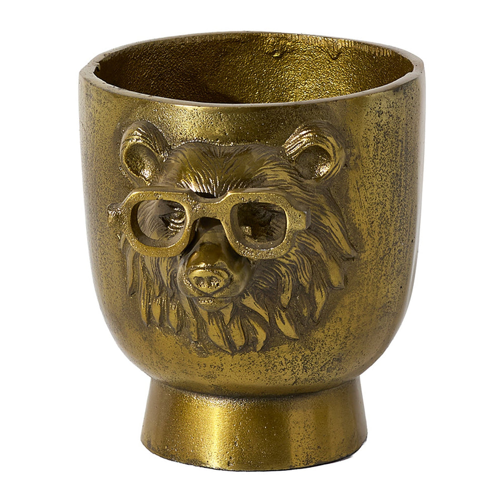 E+E Beatrice Metal Pot By Accent Decor