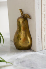 Golden Pear Bookends (Set of 2) By Accent Decor