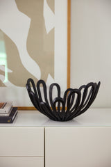 Altamonte Sculptural Metal Bowl By Accent Decor