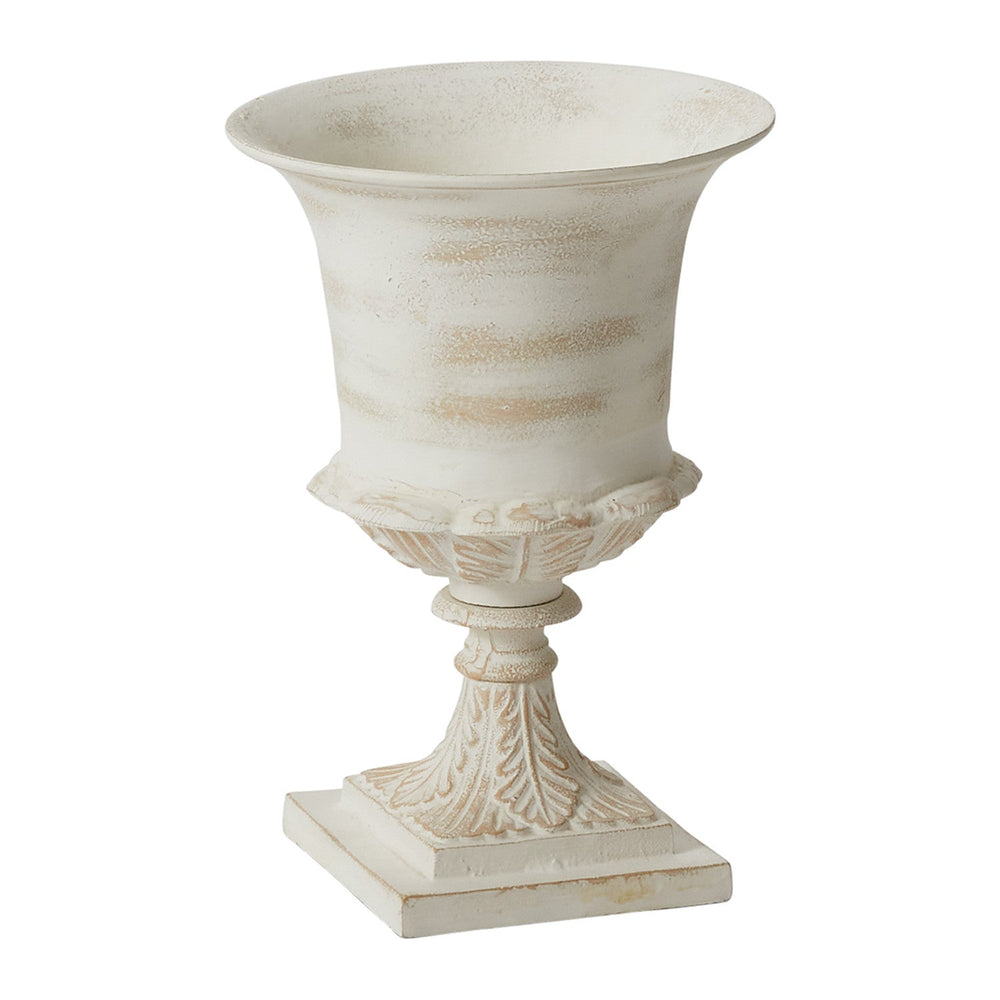 Chapel Distressed Metal Decorative Urns By Accent Decor