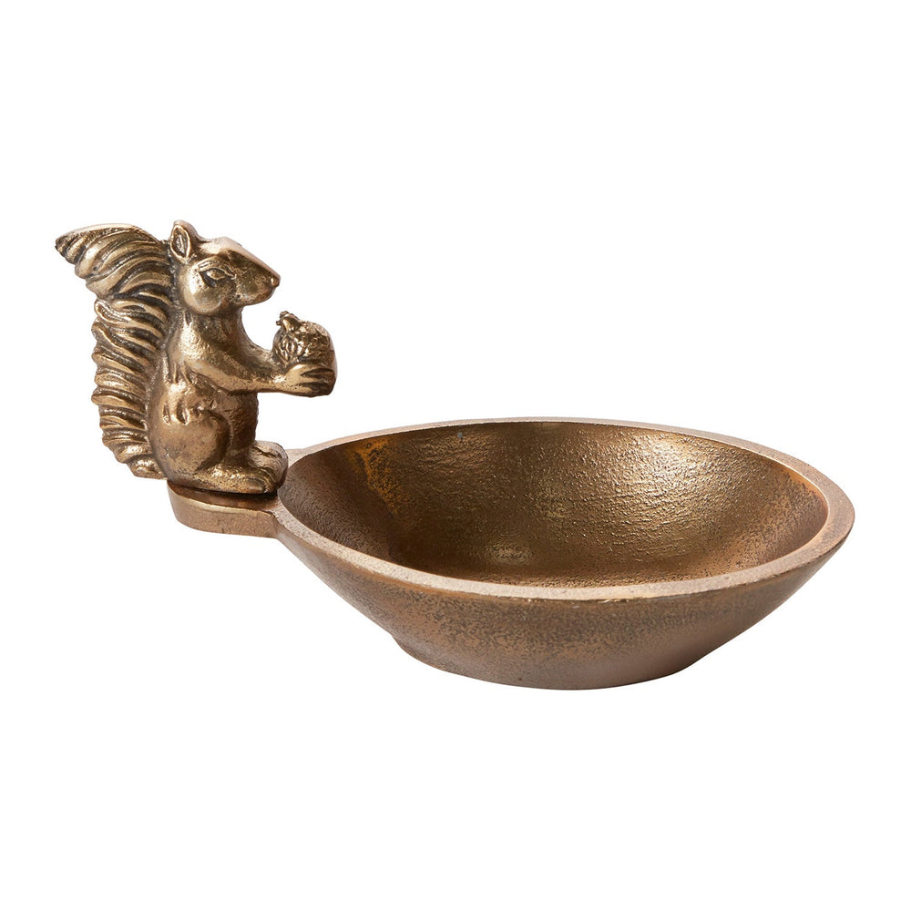 Walnut Metal Bowl By Accent Decor