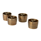Harmony Antique Gold Metal Candleholders (Set of 4) By Accent Decor