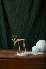 Rex Reindeer Metal Decorative Figurines By Accent Decor