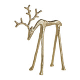 Rex Reindeer Metal Decorative Figurines By Accent Decor