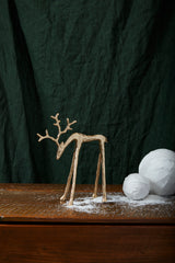 Rex Reindeer Metal Decorative Figurines By Accent Decor