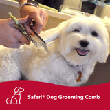 Safari Dog Grooming Comb for Medium and Fine Coats, 4.5"