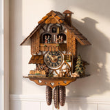 Hermle Woodcutter Musical Chalet 1-Day Cuckoo Clock, 678T - detail view