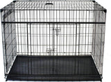 Lucky Dog™ Dwell Series™ Double-Door Crate with Glide Sliding Doors (6 sizes available)