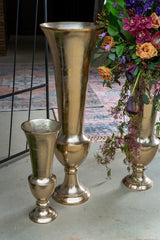 Riela Metal Vase By Accent Decor
