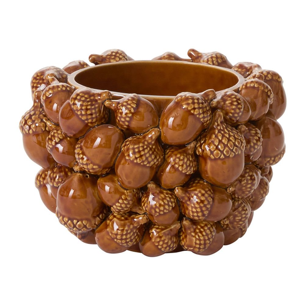 Acorn Ceramic Pot By Accent Decor