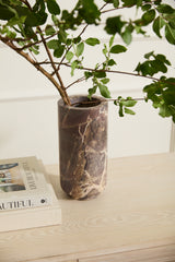 Calligraphy Sculptural Matte Vase By Accent Decor