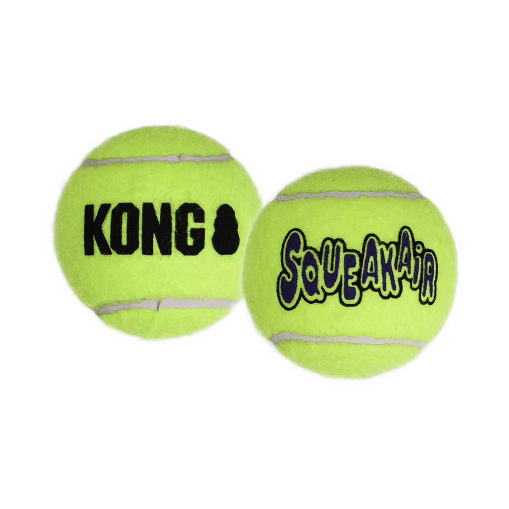 KONG Squeaker Tennis Ball Dog Toy, Small 3-Pack