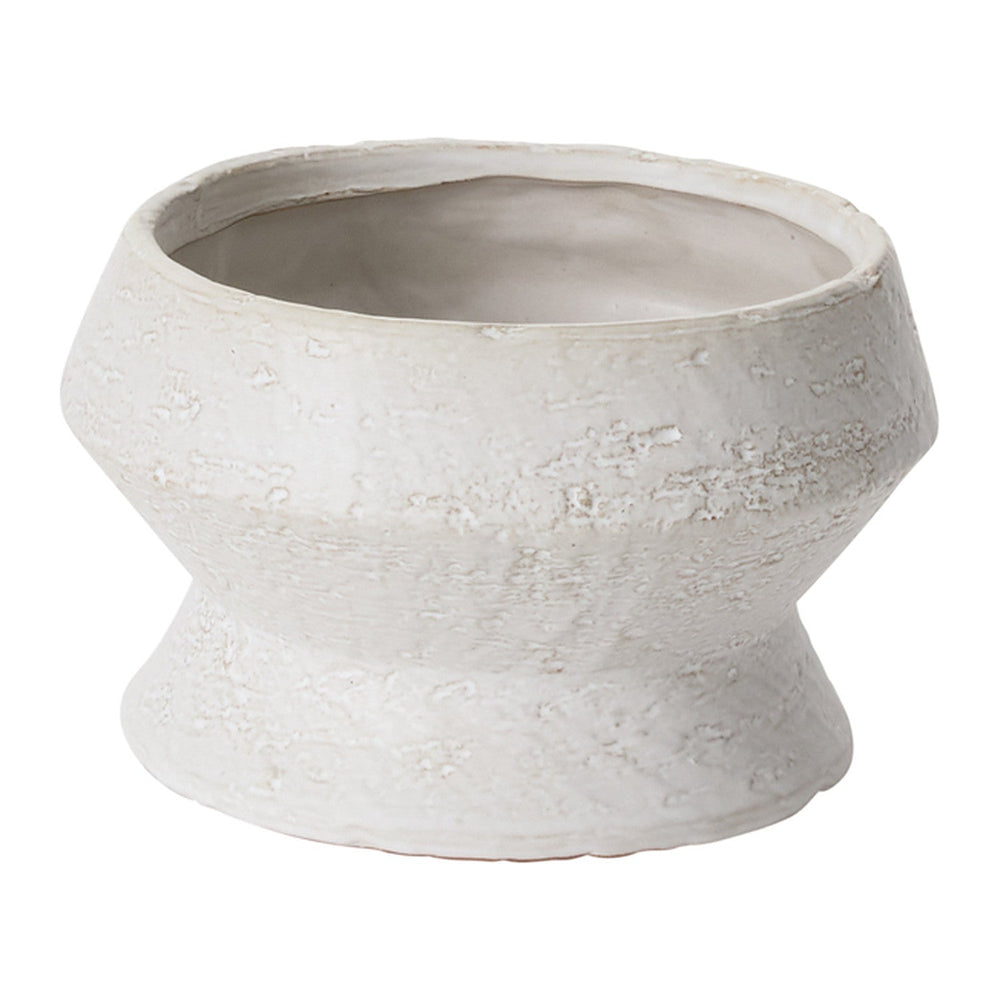 Theo Aged Stone Look Ceramic Floral Compotes By Accent Decor