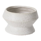 Theo Aged Stone Look Ceramic Floral Compotes By Accent Decor