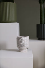 Adrien Textured Carved Pots By Accent Decor