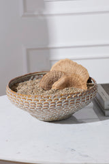 White Oak Bowl By Accent Decor