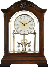 Bulova B1845 Durant Chiming Solid Wood Mantel Tabletop Clock