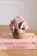 Chocolate Bunny Pot By Accent Decor