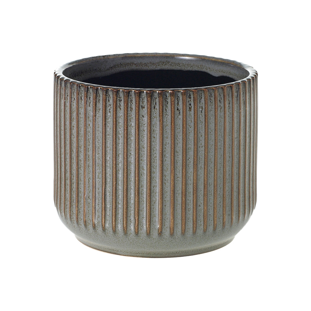 Habitat Textured Ceramic Pots By Accent Decor - 5.25" x 4.25"