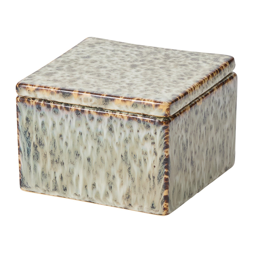 Whisper Decorative Box Reactive Glaze Glossy Decorative Accent By Accent Decor