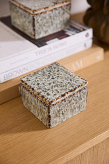 Whisper Decorative Box Reactive Glaze Glossy Decorative Accent By Accent Decor