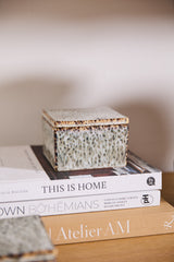 Whisper Decorative Box Reactive Glaze Glossy Decorative Accent By Accent Decor