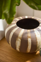 Atwood Hand-Painted Sculptural Vases By Accent Decor