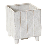 Tarragona Square Reactive Glaze Sculptural Planters By Accent Decor