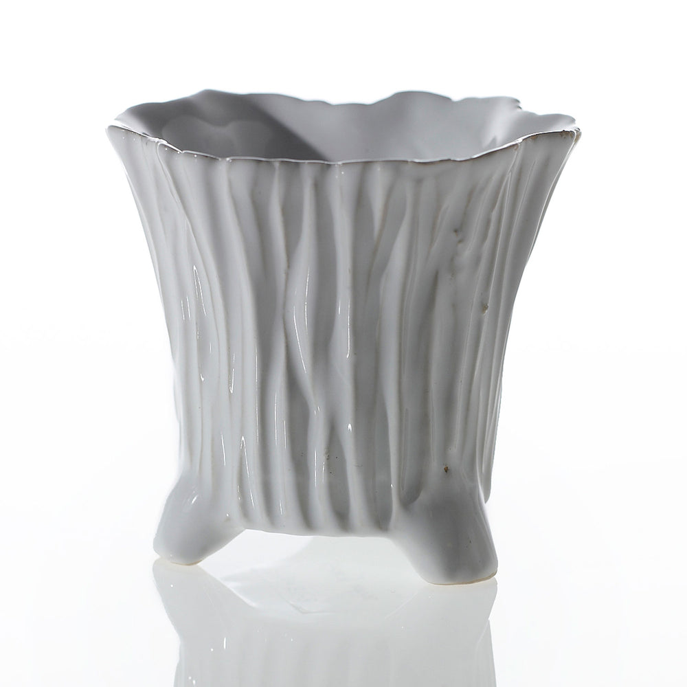 Mellie Footed Ceramic Pots By Accent Decor - 3.25" x 3"