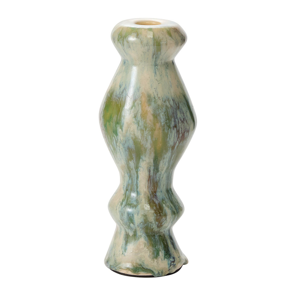 Ailey Hand-Painted Ceramic Candleholders By Accent Decor