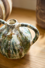 Mallika Hand-Painted Glossy Decorative Jug By Accent Decor