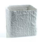 Linen Cube Ceramic Decorative Accent By Accent Decor - 6.75" x 6.25"