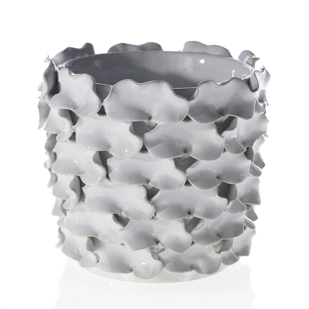 Mandy Ceramic Pots By Accent Decor - 6.5" x 6.75"
