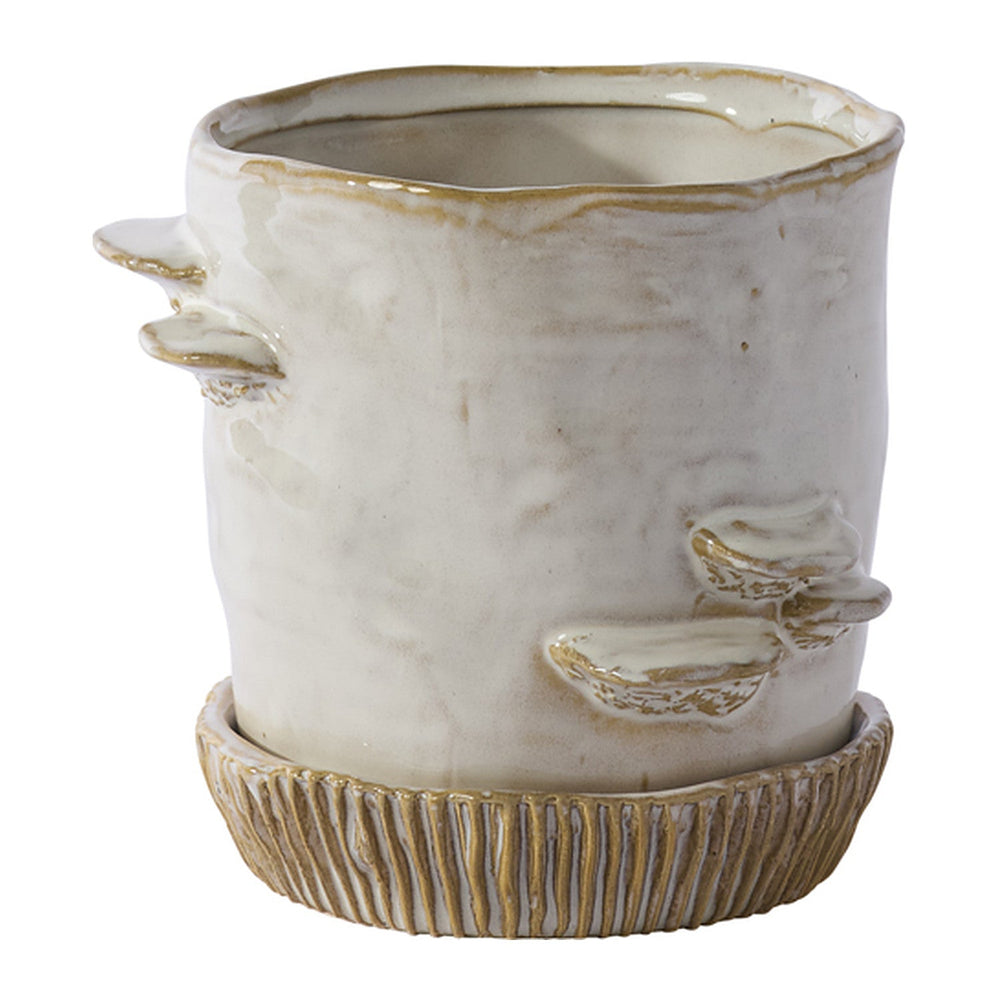 Stepped Mushroom with Saucer Pots By Accent Decor