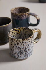 Starling Reactive Glaze Speckled Decorative Mugs By Accent Decor