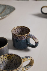 Starling Reactive Glaze Speckled Decorative Mugs By Accent Decor