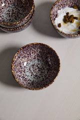 Starling Dinner Reactive Glaze Speckled Decorative Accents By Accent Decor