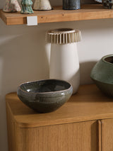 Freestone Reactive Glaze Glossy Bowl By Accent Decor