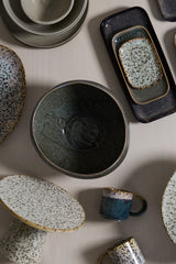 Freestone Reactive Glaze Glossy Bowl By Accent Decor