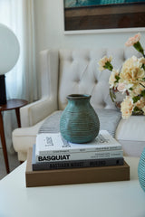 Caleta Sculptural Etched Vases By Accent Decor
