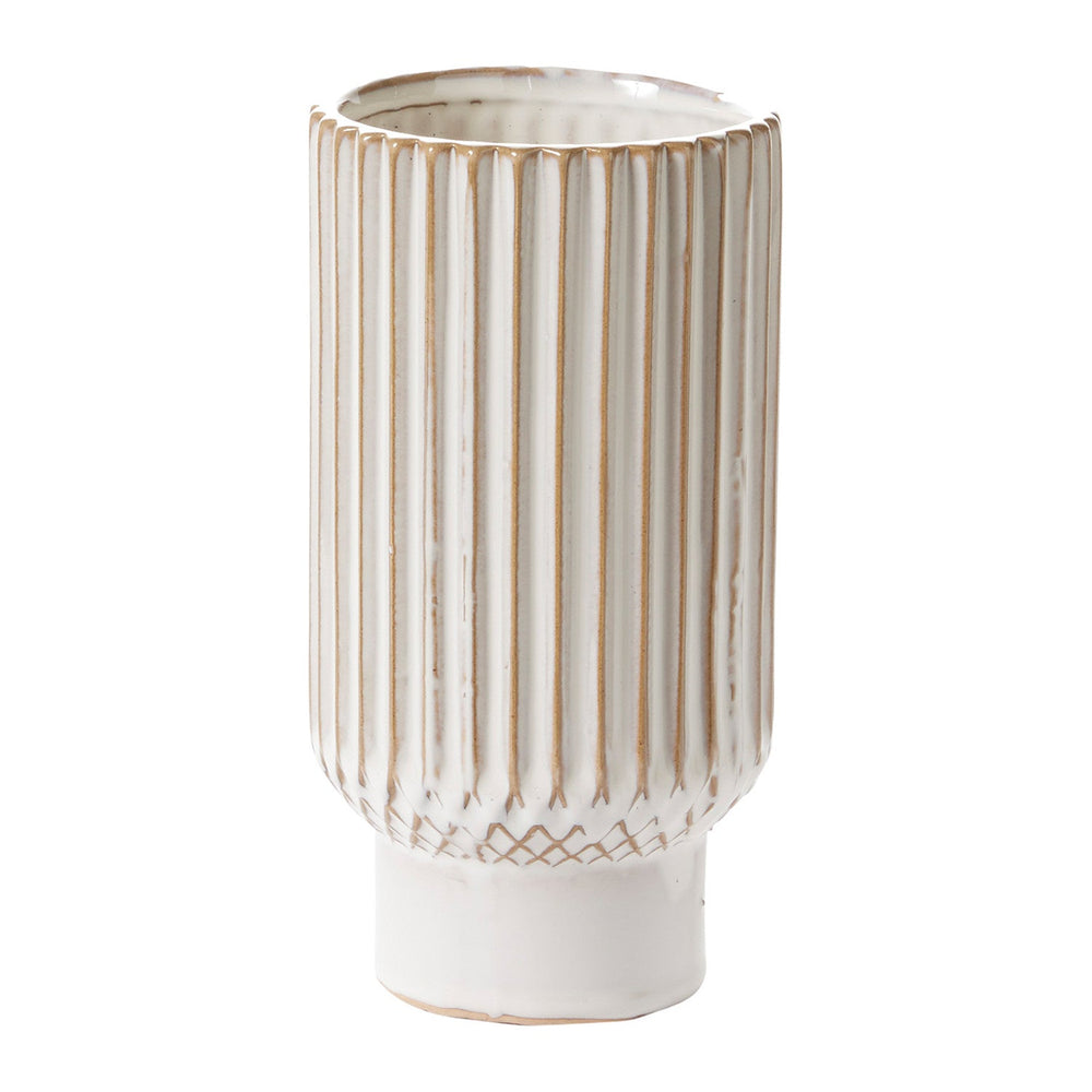 Astor Textured Footed Vase By Accent Decor
