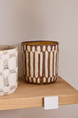 Anselm Hand-Painted Textured Pots By Accent Decor