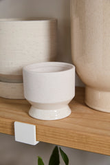 Neutral Pasadena Matte Footed Pots By Accent Decor