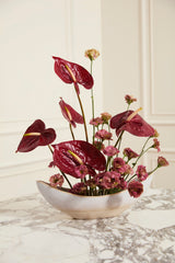 Carys Reactive Glaze Ceramic Boat-Shaped Vessels By Accent Decor