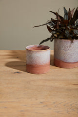 Himalaya Reactive Glaze Ceramic Pots By Accent Decor