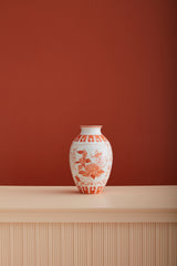 Coral Elodie Hand-Painted Glossy Decorative Vessels By Accent Decor