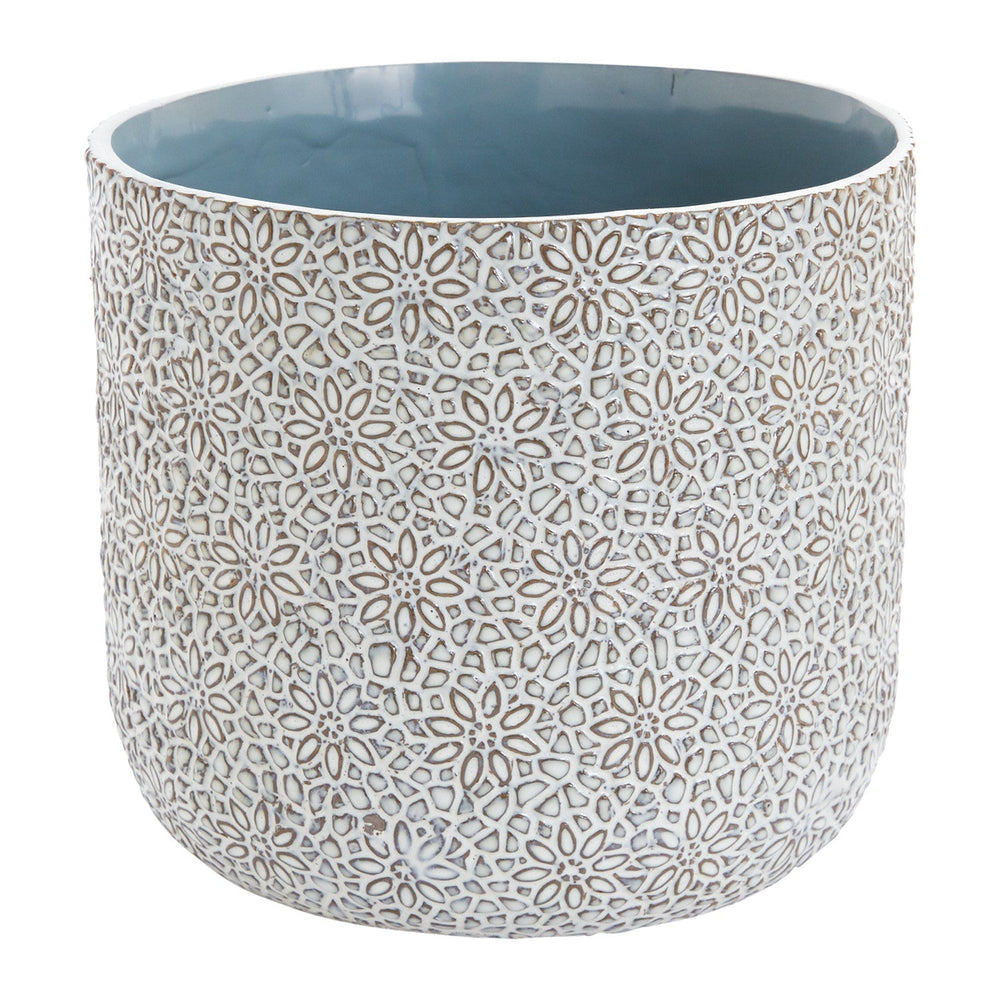 Millie Ceramic Pot By Accent Decor