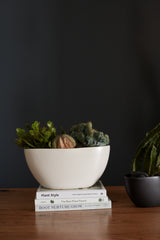 Metta Ceramic Boat-Shaped Vessels By Accent Decor