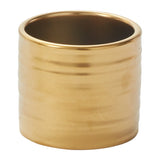 Gold Everest Textured Ceramic Decorative Vessels By Accent Decor